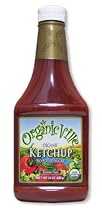Organicville Organic No Added Sugar Ketchup, Gluten Free, 24-Ounce Bottles (Pack of 4)