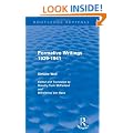 Formative Writings (Routledge Revivals)