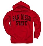 San Diego State Aztecs Red Arch Hooded Sweatshirt