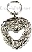 Heart Charm w/ Rhinestones