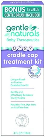 Gentle Naturals Gentle Naturals Cradle Cap Care with Brush, 4 Ounce Pack of 6