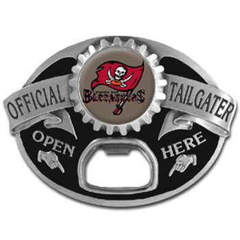 Tampa Bay Buccaneers NFL Bottle Opener Tailgater Belt Buckle