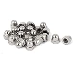 uxcell　キャップナット　304ステンレス鋼素材　シルバートーン　M4 系径　20枚入り