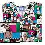 Cherokee HQ Assorted Veterinary Prints 100% Cotton V-Neck Scrub Top - Medical