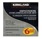 Minoxidil-5% Extra Strength Hair Regrowth for Men, 3 Count, 2 Ounce Bottles