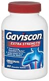 Gaviscon Extra Strength Chewable Antacid Tablets, Original 100 ea
