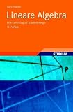 Lineare Algebra: Eine Einführung für Studienanfänger