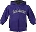 Colorado Rockies Kids 4-7 Genuine Collection Full Zip Hooded Sweatshirt - Small (4)