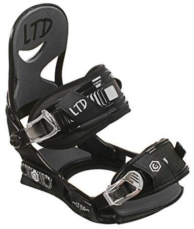 LTD LT150 08 Men's Hard Snowboard Bindings - Black