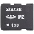 Sandisk Speicherkarte 4GB Memory Stick Micro M2