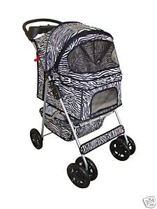 New Pet Trex Dog Puppies Cat Pet Stroller w/Rain Cover