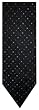 Men's Michael Kors Necktie Neck Tie Black, Blue and Silver