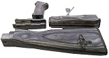 New Tapco AK-47 Romanian Wood Furniture Set Black Laminate Consistent Smooth Finish