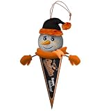 Pack of 3 MLB Baltimore Orioles Lighted Snowman Pennant Christmas Ornaments 5"