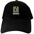 Caps Black " Iso Code Dhaka Embroidery " Bangladesh Capital