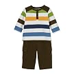 DwellStudio&reg; for Target&reg; Infant Boys' Top & Pant Set- Multi Stripe