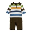 DwellStudio&reg; for Target&reg; Infant Boys' Top & Pant Set- Multi Stripe