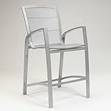 Wyatt Mesh Stationary Bar Stool Finish: Chestnut Brown