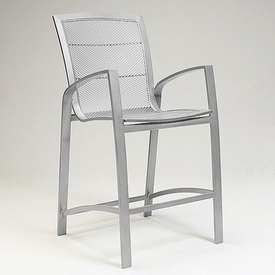 Wyatt Mesh Stationary Bar Stool Finish: Chestnut Brown