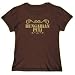 T-Shirt Womens Brown " Hungarian Puli - ORNAMENTS / URBAN STYLE " Dogs