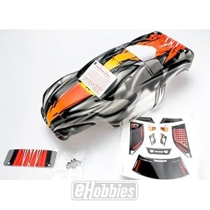 41Ny43%2BYFQL. SL500 AA300  Traxxas ProGraphix Body, Painted, with Decal: Nitro Rustler 2.5 ~ 4411R