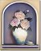 Peony II by Louise Montillio - Floral Art Ceramic Accent Tile 10" x 8" Kitchen Shower Backsplash
