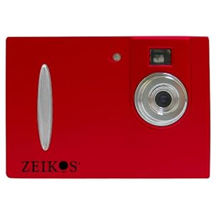 Zeikos ZE-DC26-R 3-in-1 Digital Camera (Red) by Zeikos