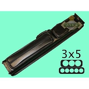 Billiard Pool Case Black Leather