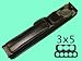 Billiard Pool Cue Case 3x5 Black Leather