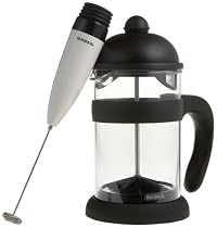 Bonjour Hugo 2-Piece Coffee Press and Frother Set