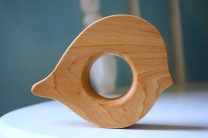 Natural Wood Lil 'Toy teething Alondra