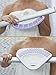 Cotidea Shower Sidekick (Lavender) - Portable Adjustable Shower Shaving Stand - Shaving Ledge - Foot Rest