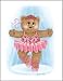 Sports Bear Ballerina Star - Childrens Wall Art, Kids Wall Art, Nursery Wall Art