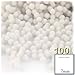 The Crafts Outlet 100-Piece Multi Purpose Pom Poms, Acrylic, 7mm/0.28-inch, Round, White