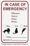 Pet Emergency Rescue Stickers
