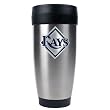 Tampa Bay Rays MLB Stainless Steel Travel Tumbler -Primary Logo by Great American Products