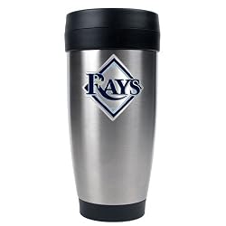 Tampa Bay Rays MLB Stainless Steel Travel Tumbler -Primary Logo by Great American Products