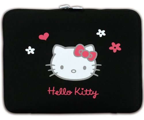 Port Hello Kitty Notebook Schutzh&uuml;lle 25,4 cm (10 Zoll) bis 30,5 cm (12 Zoll) schwarz Preisvergleich