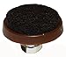 3/4'' Brown Nail-on Felt Pads – Firm Hold – Prevent Scratches on Hardwood, Ceramic and Linoleum Floors – Wood Floor Protector – Easy to Install (16 Pieces)