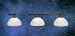 Toltec Lighting - Harvest with Rosetta Pumpkin Glass 3 Light Pendant 803-BRZ-3-52317K