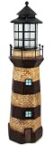 36 Inch Tall Lighthouse Outdoor Solar Light 3 Ft House