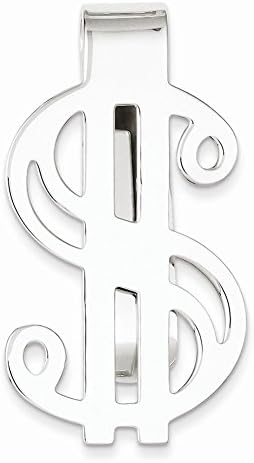 Sterling Silver Dollar Sign Money Clip