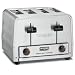 Waring Commercial WCT810 Heavy Duty Stainless Steel Bread and Bagel Combination 120-volt Toaster with 4 Slots