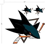 Trademarx San Jose Sharks Peel And Stick Wall Logo