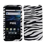 TMobile LG G2x Accessory - Black & White Zebra Designer Protective Hard Cas ....