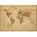 World Map Antique Huge Art PrintPoster - 39x55 Giant Poster Print, 55x39