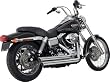 Vance & Hines Big Shots Staggered Motorcycle Exhaust Harley-Davidson Dyna Fat Bob FXDF Dyna Glide FXD/C/L/I Dyna Low Rider FXDL Dyna Street Bob FXDB Dyna Super Glide Custom FXDC Dyna Super Glide FXD Dyna Wide Glide FXDWG/I