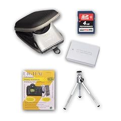 Photoprimus Sparpaket bestehend aus Photoprimus Akku für Canon NB-5L mit hervorragenden 1.200mAh, elegante Photoprimus 361 Hartschalenkameratasche, by Bilora, mit Gürtelschlaufe, Bilora 204 Displayschutzfolie, Speicherkarte ExtreMemory SDHC 4GB, sowie Walimex Stativ passend zu Canon IXUS 700 / 750 / 800 IS / 850 IS / 860 IS / 950 IS / 960 IS / 90 IS / 970 IS