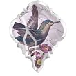 Meadow Bird Fringe Studio Chandlier Crystal Drop Shape Magnet