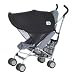 Protect-a-Bub 200CB Compact Single Sunshade - Black with Black Trim